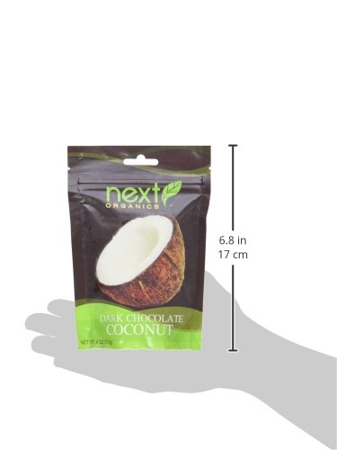 Next Organics Chocolate Covered Fruit Coconut Dark O, 4 Oz