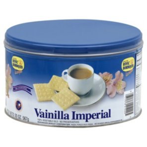 Vainilla Imperial - Puerto Ricos Sweet Vanilla cookie by Royal Borinquen - 20 oz can