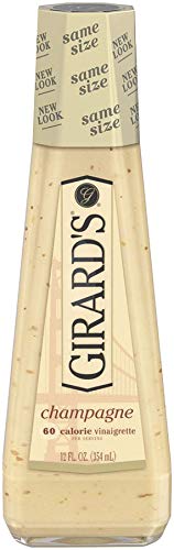 Girards Light Champagne Dressing, 12 oz, 60 Calories, Natural, Case of 6