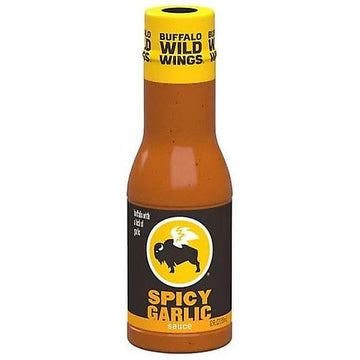 Buffalo Wild Wings Spicy Garlic Buffalo Sauce, 12 fl. oz., Made with Cayenne Pepper, Garlic and Tamarind, Perfect Dipping Sauce,