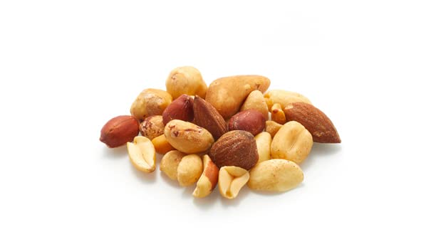 Yupik Mixed Nuts, 2.2 lb (35.2 oz), A Blend of Roasted Peanuts, Almonds, Brazil Nuts, Cashews & Hazelnuts, Non-GMO Canola Oil, C
