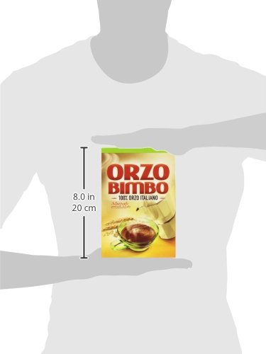 Orzo Bimbo Barley and Coffee Powder for Moka, 17.63oz (500g), Italian Import