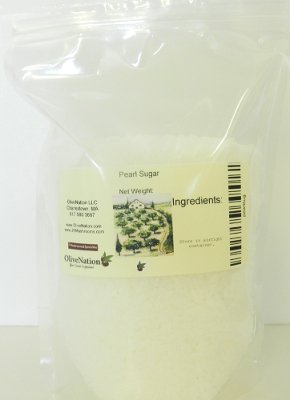 OliveNation Pearl Sugar - 8 Ounce (Pack of 1) - Sweetening and Baking Ingredient