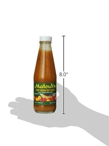 Matouk'S West Indian Hot Sauce Salsa Picante 10 Ounce (Pack Of 3)