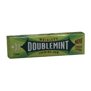 Wrigleys Doublemint Chewing Gum 5 Stick Packs 40 Count (Pack Of 2)