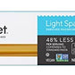 Fiber Gourmet Pasta - Light Spaghetti Pasta - Low Net Carb  Fiber-Rich  Low Calorie  Healthy Pasta - Made in Italy  Kosher  Vegan  Non-GMO - 8 Oz  Pack of 6