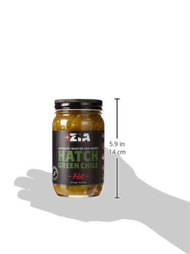 Original New Mexico Hatch Green Chile By Zia Green Chile Company - Delicious Flame-Roasted, Peeled & Diced Southwestern Certifie