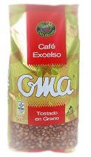 Oma Cafe Excelso Medium/Dark Roast 100% Arabica Whole Beans, 5 lb Bag, 2500g, 88oz, Colombia Coffee Beans