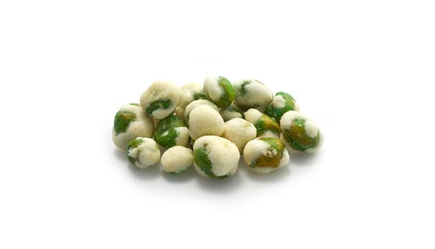 Yupik Wasabi Green Peas, 2.2 lb, Spicy & Crunchy Snack, Perfect for Snacking & Salad Topping, Roasted Green Peas with Wasabi Sea