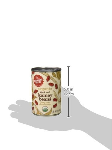 Natural Value Organic Red Kidney Beans, 15 Ounce Cans (Pack Of 12)