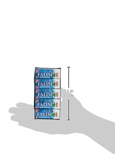 Falim Sugarless Plain Gum With Carbonat And Mint Aromatic, 20 Pack, 100 Pieces Each