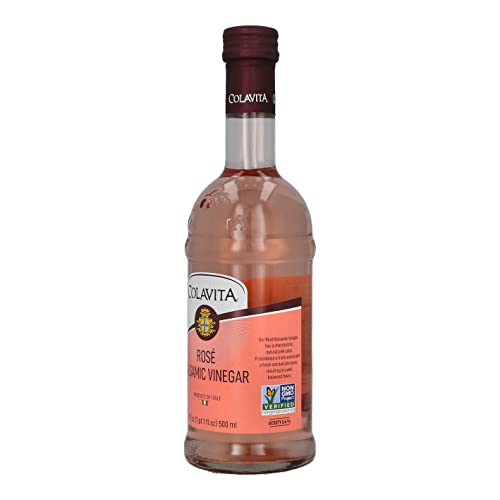 COLAVITA Balsamic Vinegar - Unique Rose Variety, Imported from Italy, 17 Fl Oz