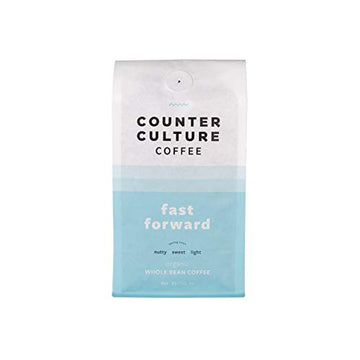 Counter Culture Coffee Fast Forward - Light Roast, Organic, Sustainably Farmed, Kosher, Whole Bean Coffee, 12 Oz (1 Bag)