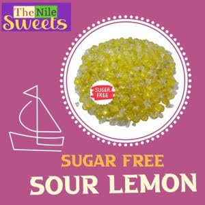 Tns-Sugar-Free Hard Candy, Individually Wrapped, 1 Pound Pack The Nile Sweets (Lemon)
