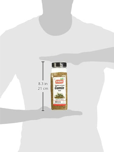 Badia Cumin Seeds, 16 Oz - Whole Seed, Aromatic Flavor, Cooking, Spice Blends & Seasonings