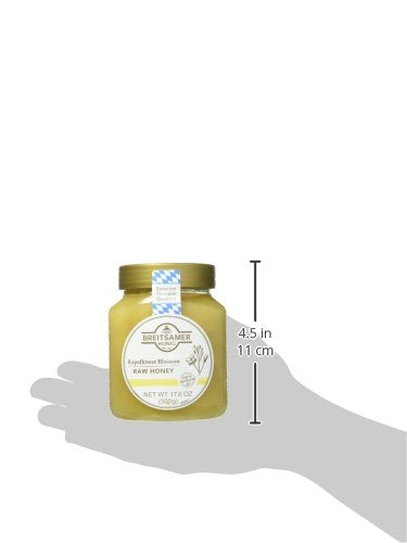 Breitsamer Rapsflower Blossom Honey Jar, 17.6 Ounce (Pack Of 6)