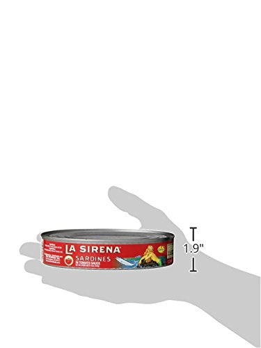 La Sirena Sardines in Tomato Sauce Oval Can, 15 oz