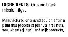 Woodstock Organic Black Mission Figs, Case of 8, 10 oz.
