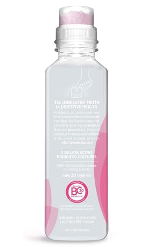 Karma Wellness Flavored Probiotic Water, Strawberry Lemonade, Immunity and Digestive Health Support, Low Calorie, 2 Billion Acti