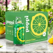 KD Chocolates Lemon Lime Prebiotic Soda - 4 Pack, 12 fl oz Cans