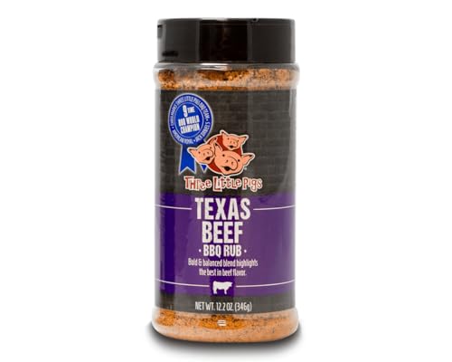 Three Little Pigs Texas Beef Bbq Rub Large 12.2 Oz