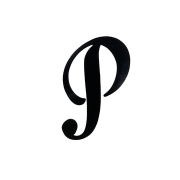 Freshe Boglets - Decorative Bogg Bag Alphabet Lettering - Personalize Your Bag With 3D Printed Alphabet Letters (P, Small)