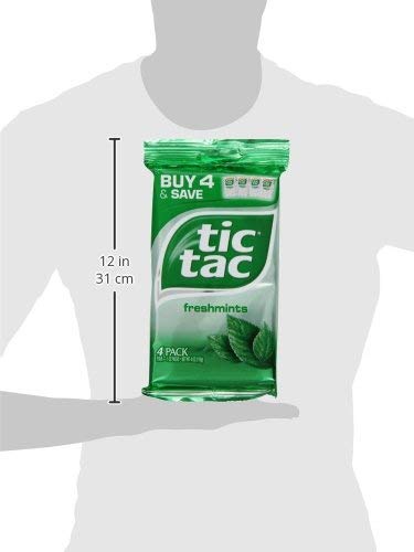 Tic Tac Mints, Freshmint Multipack, (12) 4 Pack Sleeves, 48 Units In Total