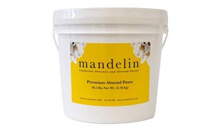 Mandelin Premium Almond Paste 66% Almonds, 34% Sugar (10.5Lb)