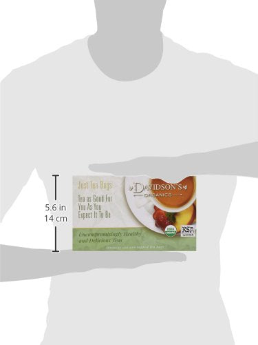 Davidsons Organic Rooibos Tea, 100 Count Unwrapped Tea Bags, South African Rooibos, Model 203