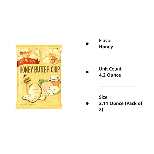 Haitai Honey Butter Chip New Korea Potato Snack (60G X 2)