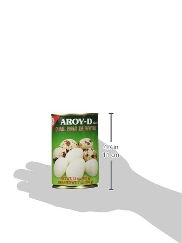 Aroy-D Quail Egg - 15oz (Pack of 3 Cans)
