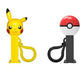 Pokemon PEZ Clips (Two mini PEZ Dispensers on keychain clip + six candy refills)