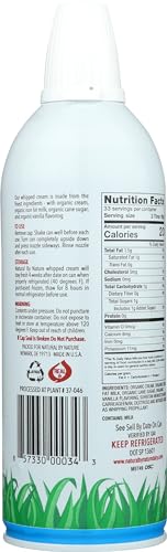 Natural By Nature Classic Whipped Cream, 7 oz