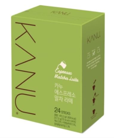 Kanu Maxim Latte Instant Coffee (17.3G X 24T  Matcha)