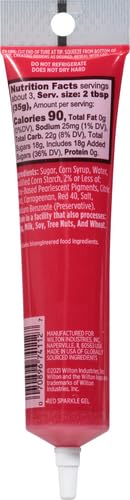 Wilton Gel Icing, Sparkle Red, 3.5 Oz