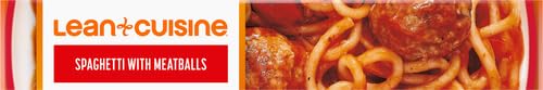 Lean Cuisine Frozen Meal Spaghetti With Meatballs, Protein Kick Microwave Meal, Microwave Spaghetti Dinner, Frozen Dinner for On