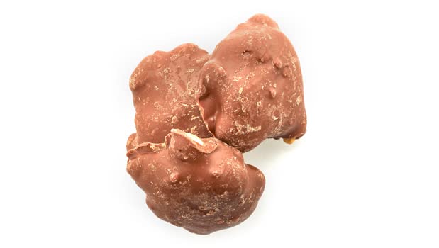 Yupik Caramel Peanut Clusters, 2.2 lb (35.2 oz), Roasted Peanuts & Caramel Coated in Milk Chocolate, Smooth & Crunchy, Sweet Sna