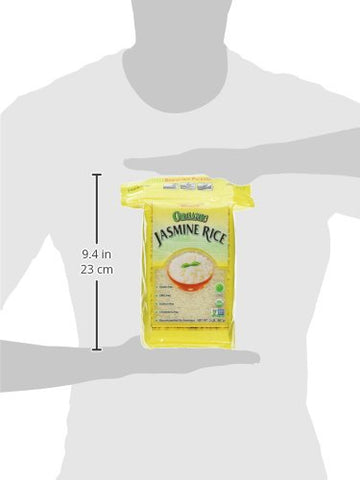 Golden Star Jasmine Rice 2 Lb (Pack Of 2) 100% Organic, Gluten Free, Gmo Free