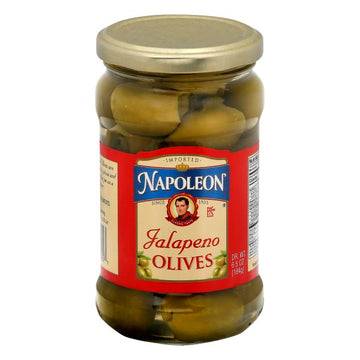 Napoleon Jalapeno Stuffed Olives (12X6.5Oz)