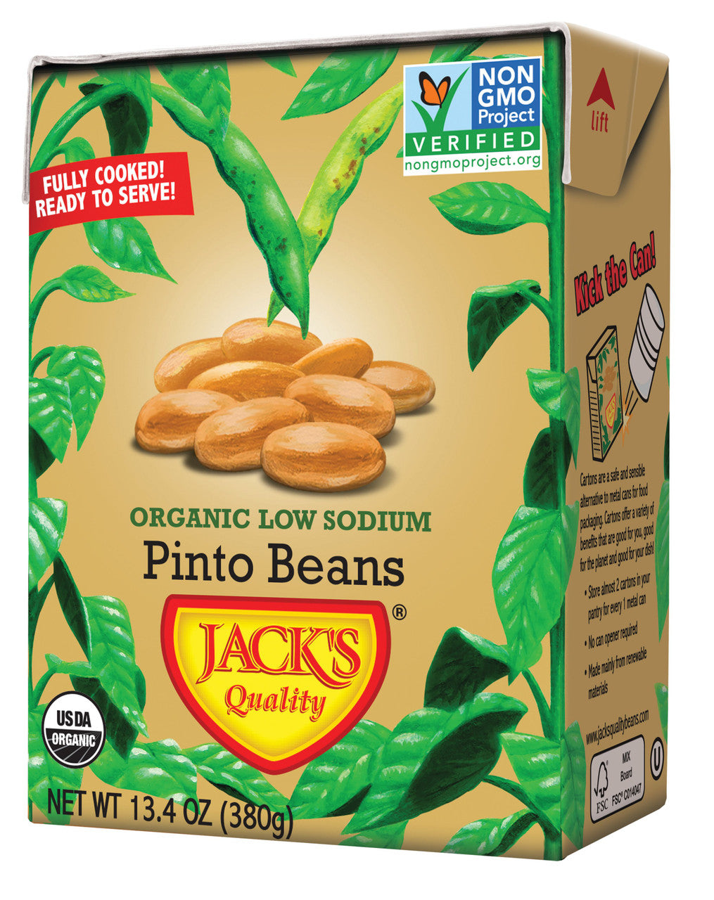 Og2 Jacks Ls Pinto Beans ( 8 X 13.4 Oz   )