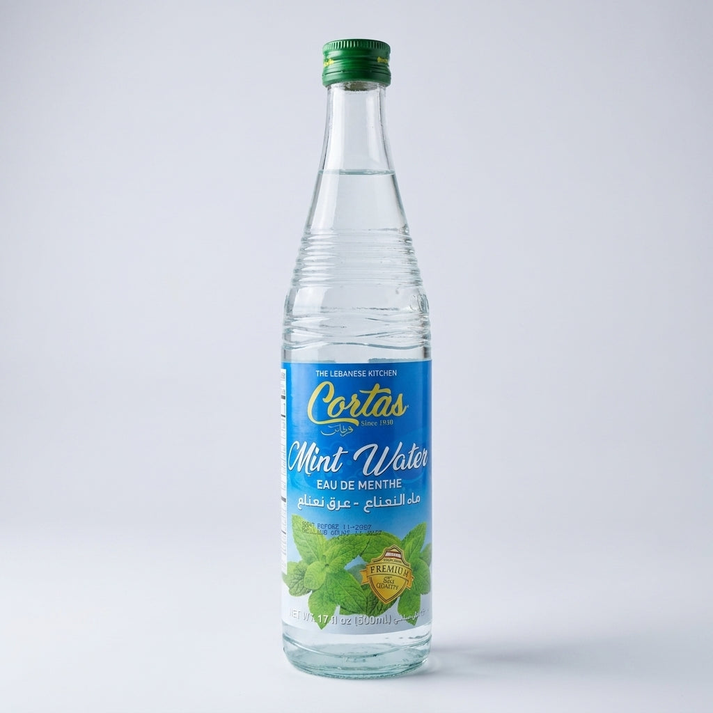 Cortas Mint Water 17 fl oz - Premium Lebanese Eau de Menthe