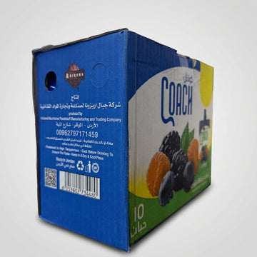 Coach Mixberry Flavored Drink 10 Pack - Mixed Berry Juice Pouches