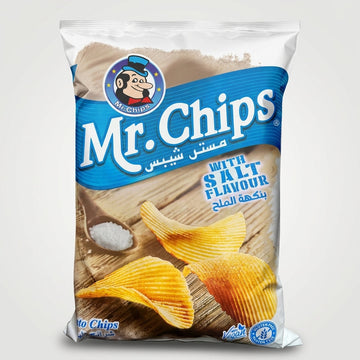 Mr. Chips Potato Chips 100g - Salt Flavor Middle Eastern Style