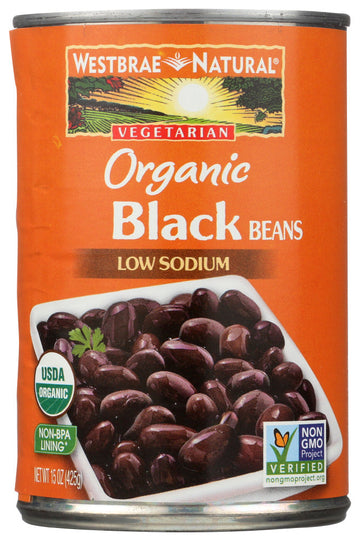 Westbrae Foods Black Beans Fat Free (12X15 Oz)