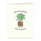 Happy Birthday Plants 5''x7'' Card, Birthday Cards