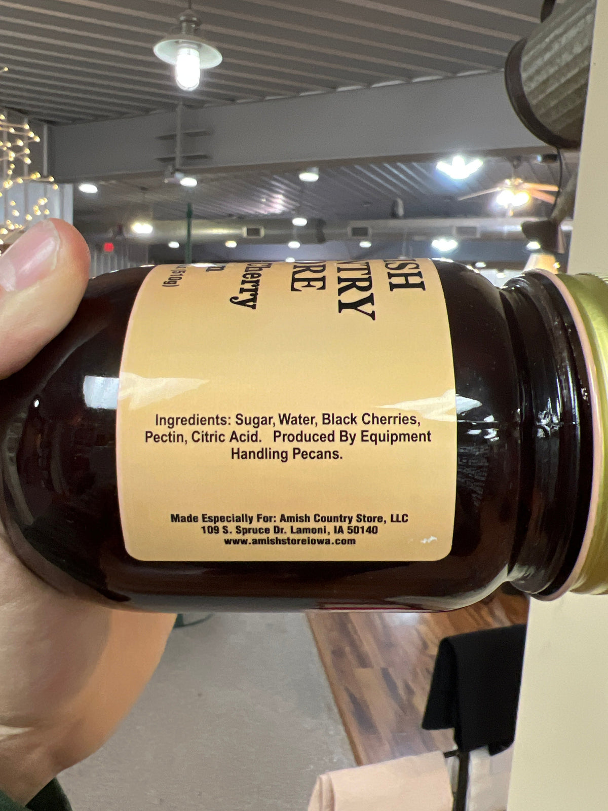 Black Cherry Jam (18 oz) | Amish Country Store