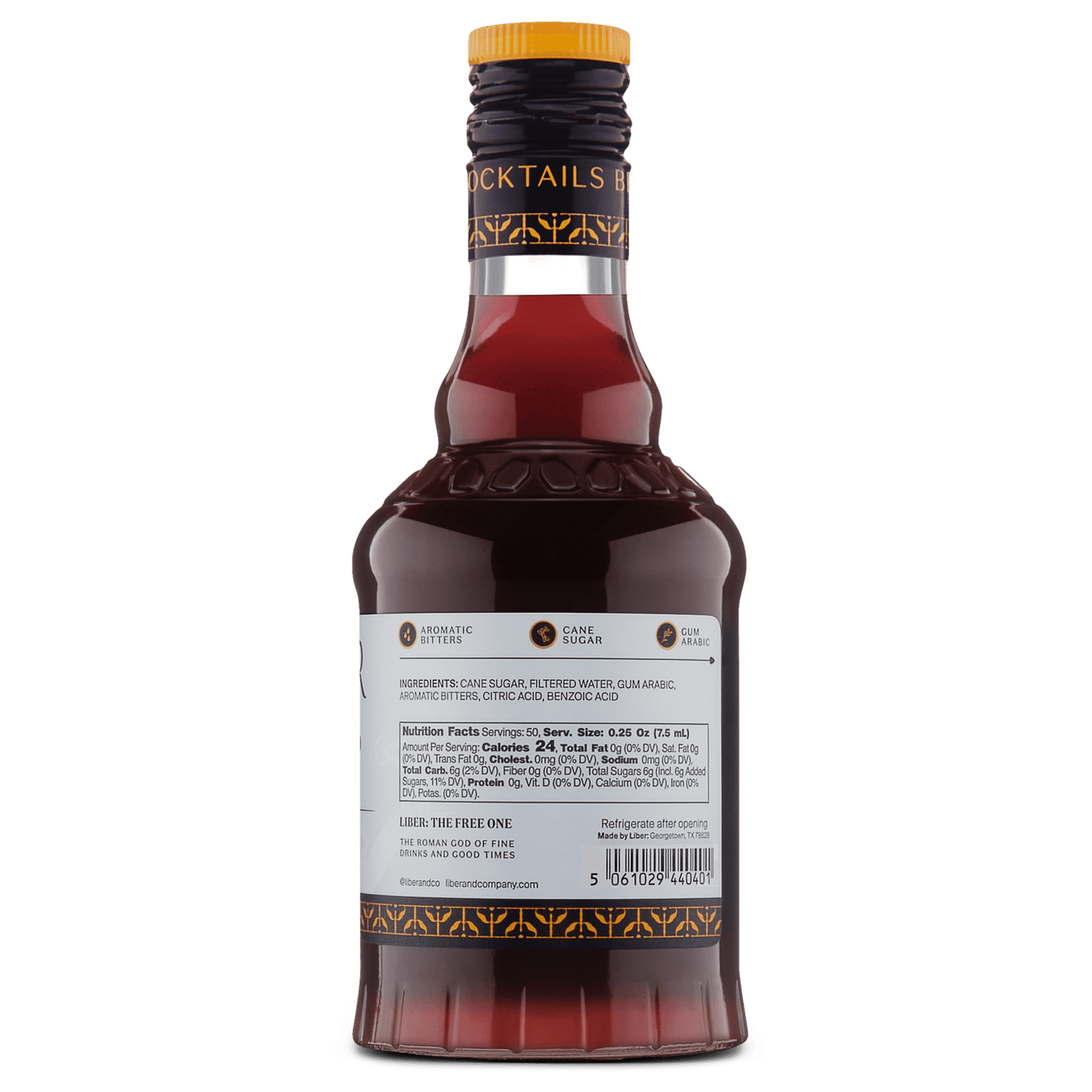 Old Fashioned Cocktail Syrup