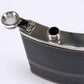 Black Grained Flask Set