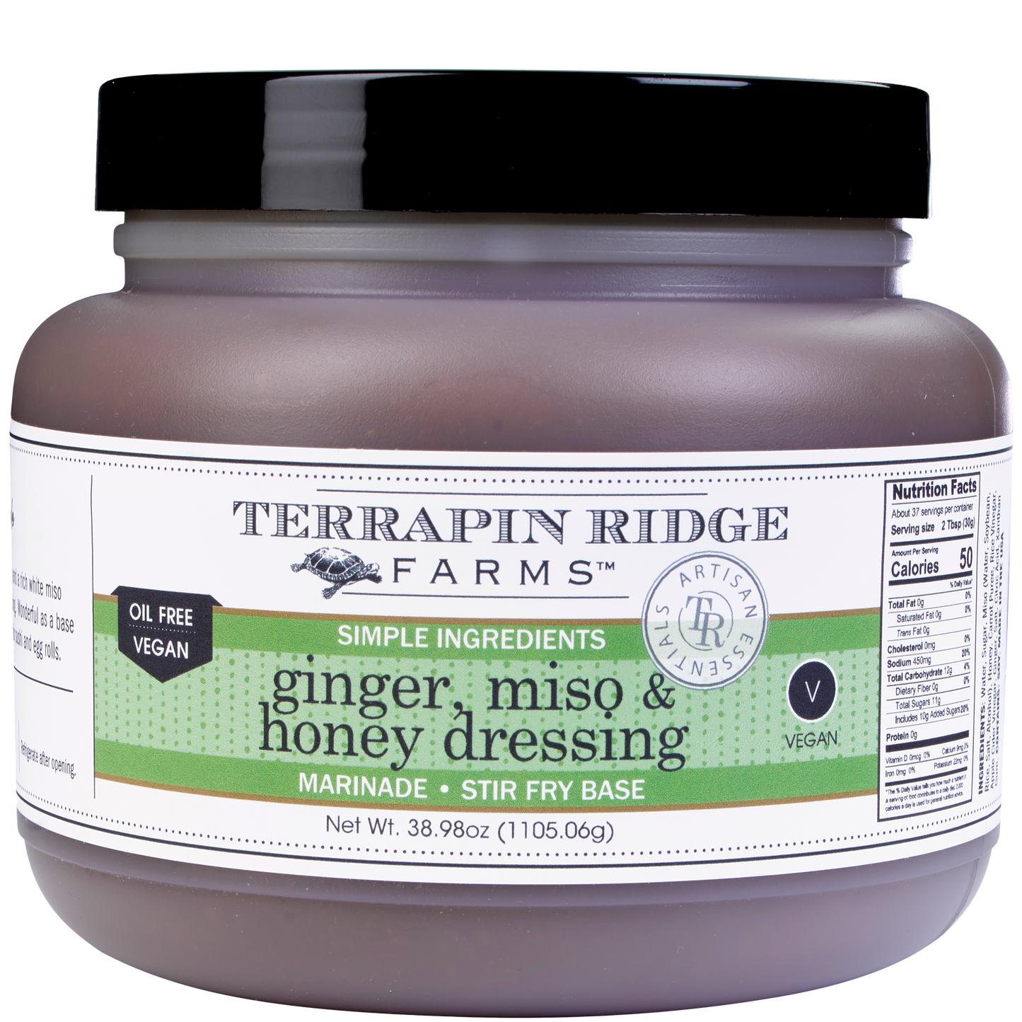 Ginger, Miso & Honey Dressing - Quart