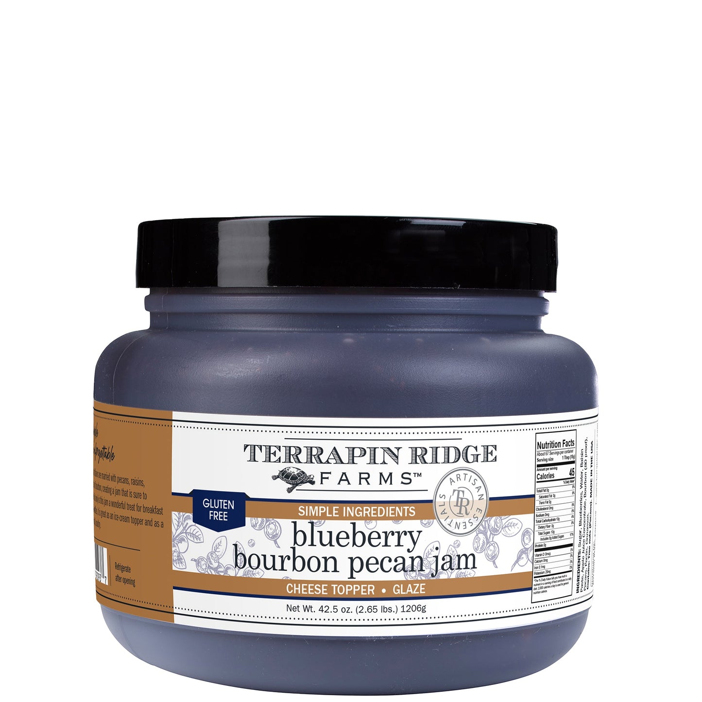 Blueberry Bourbon Pecan Jam - Quart